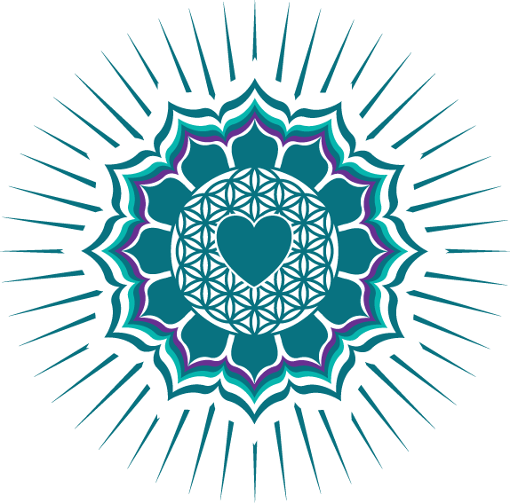 Luminous Heart Wellness mandala logo