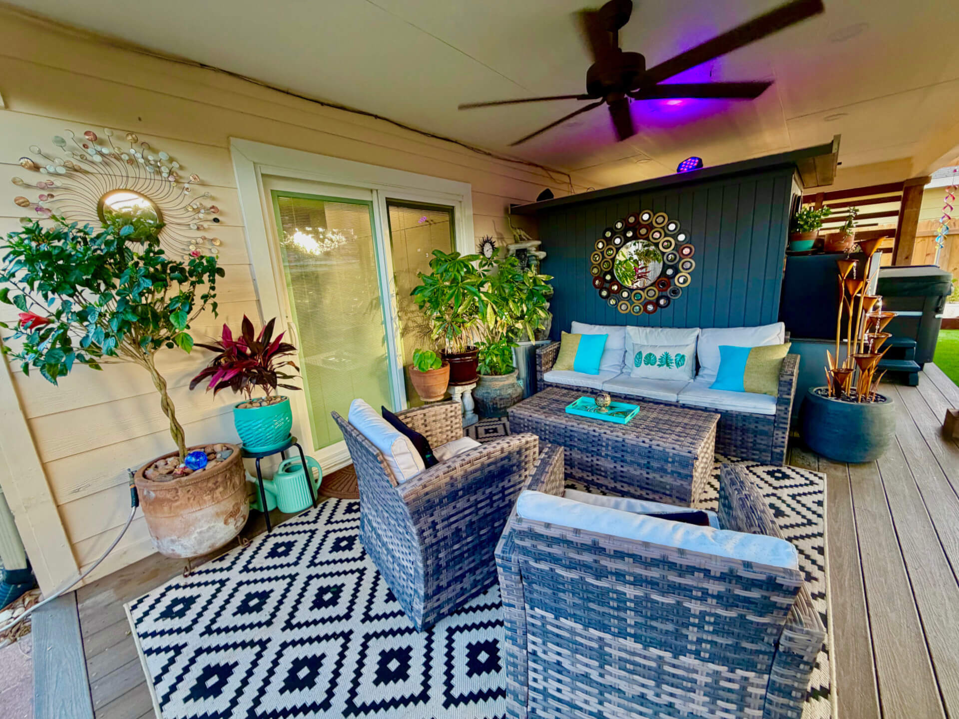 The Luminous Lounge seating area